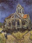 Vincent Van Gogh The Church at Auvers-sur-Oise (mk09) oil painting reproduction